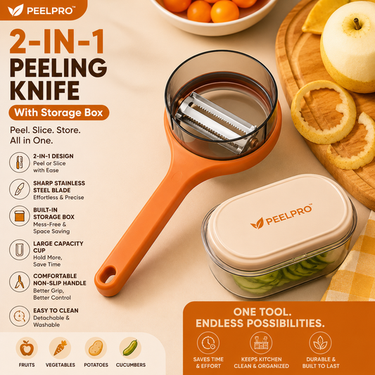 SlicePro Peeling Knife with Storage Box