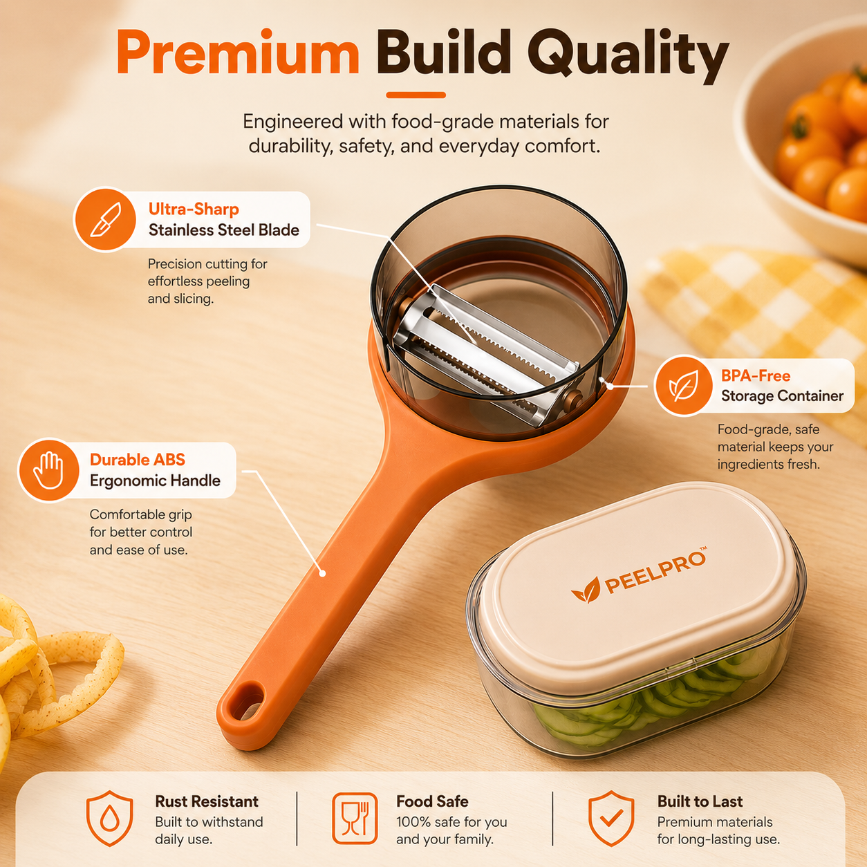 SlicePro Peeling Knife with Storage Box