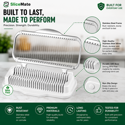 SliceMate Premium Multi-Purpose Food Slicer