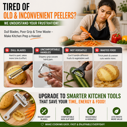 SlicePro 2-in-1 Kitchen Peeler